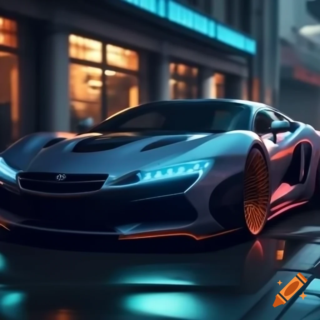 AI-generated image of a car design
