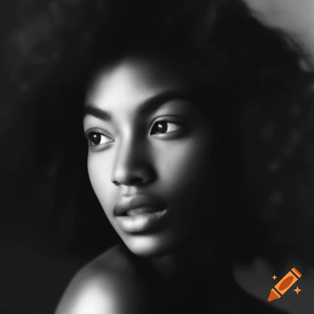 Funkadelic poster art featuring female model portrait by Pierre et Gilles