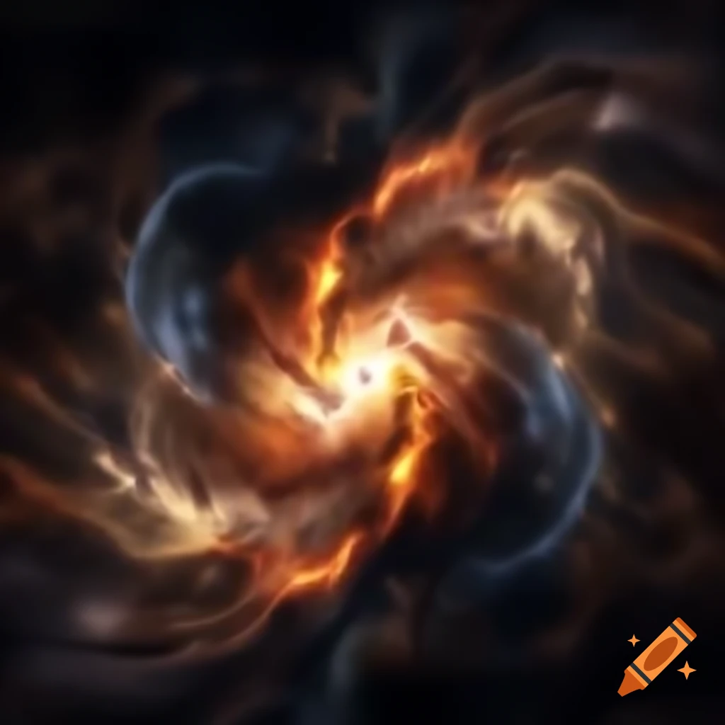 Cosmic beings Tiamat and Cthulhu in battle during Cosmic Dream War