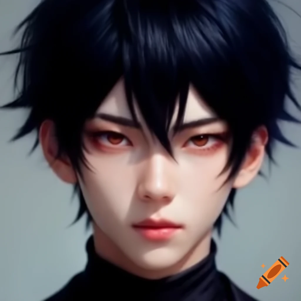 A Animi Styl Boy With Brown Hair On Craiyon