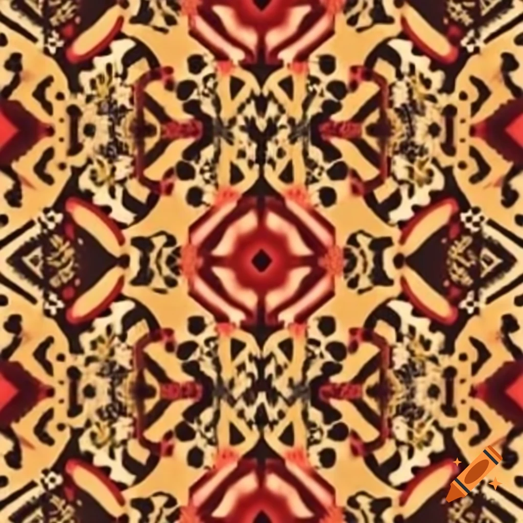 Classic bohemian antique vintage pattern design
