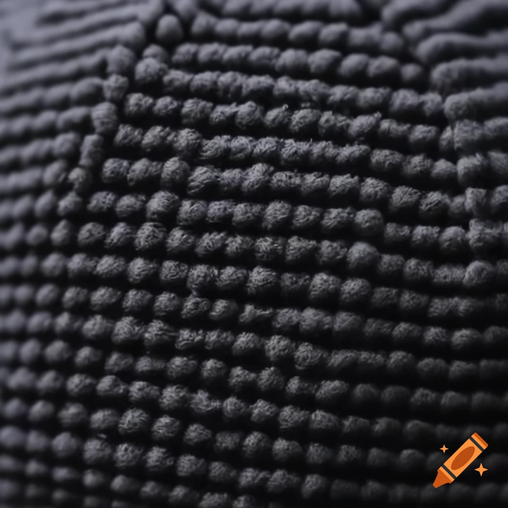 Texture of a beanie hat, showcasing knit patterns