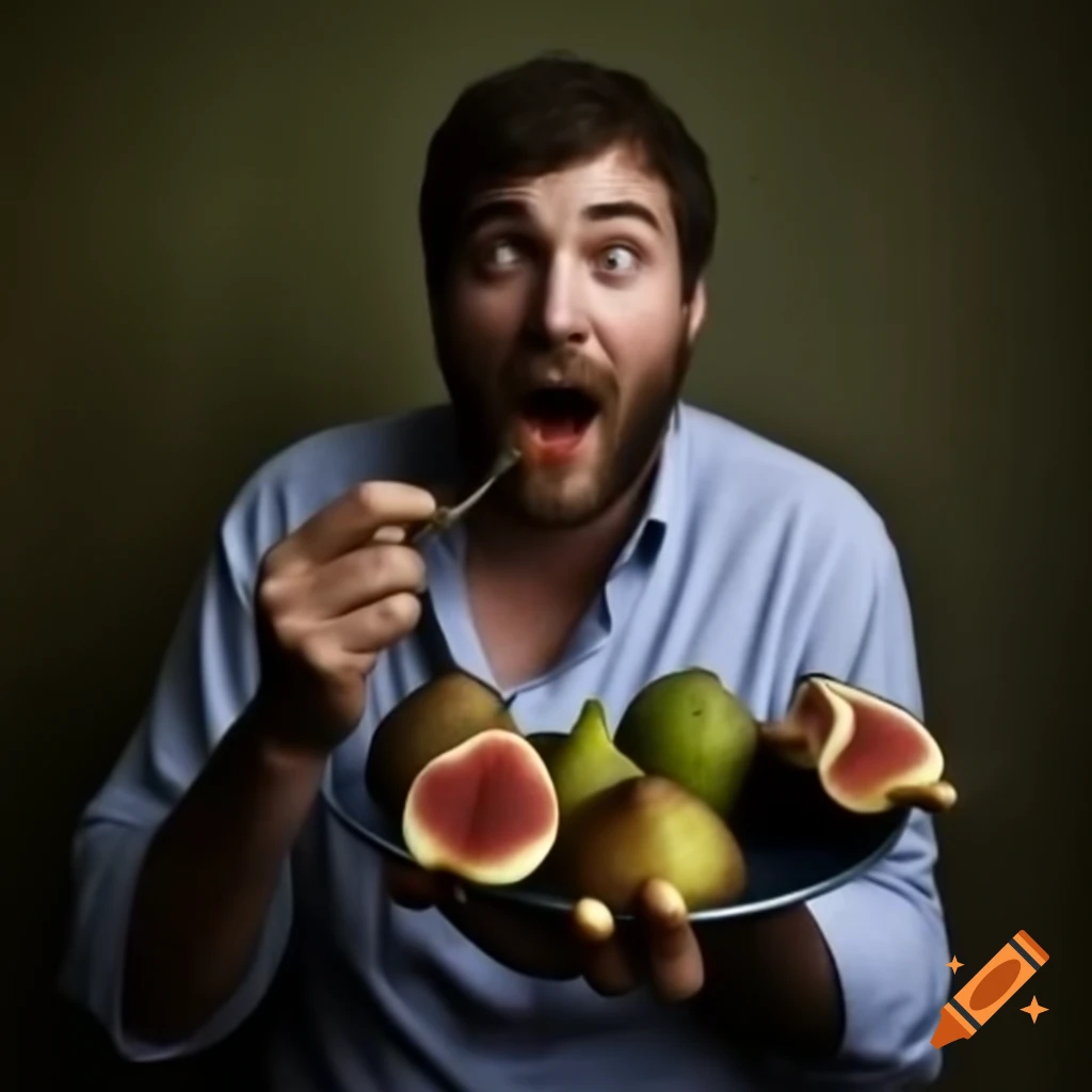 Darren Brown enjoying figs