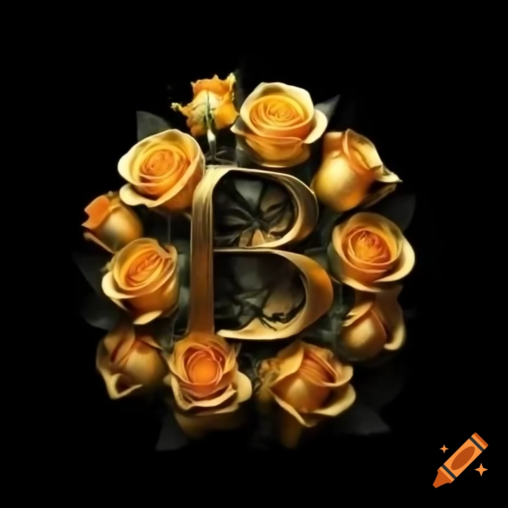 Gold roses arranged creatively with currency