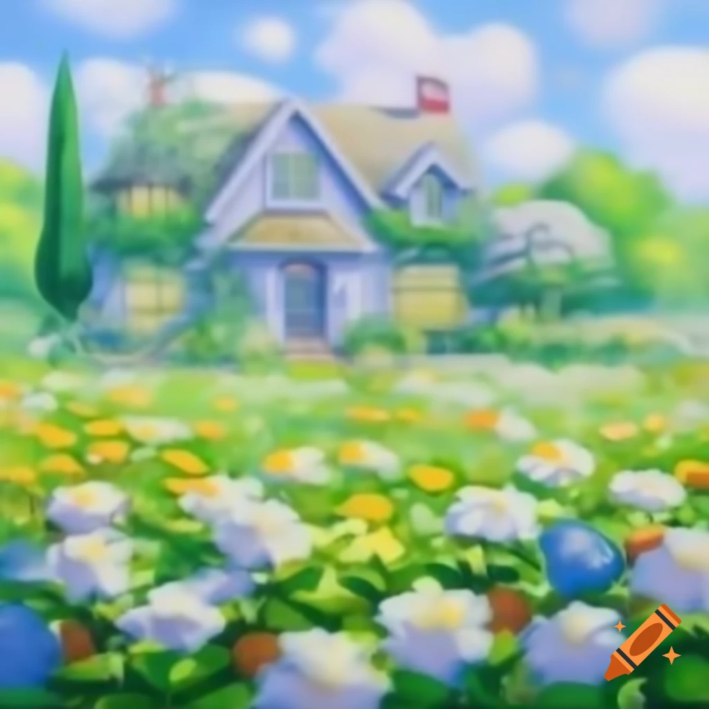 Beautifully landscaped cottage in Monet style