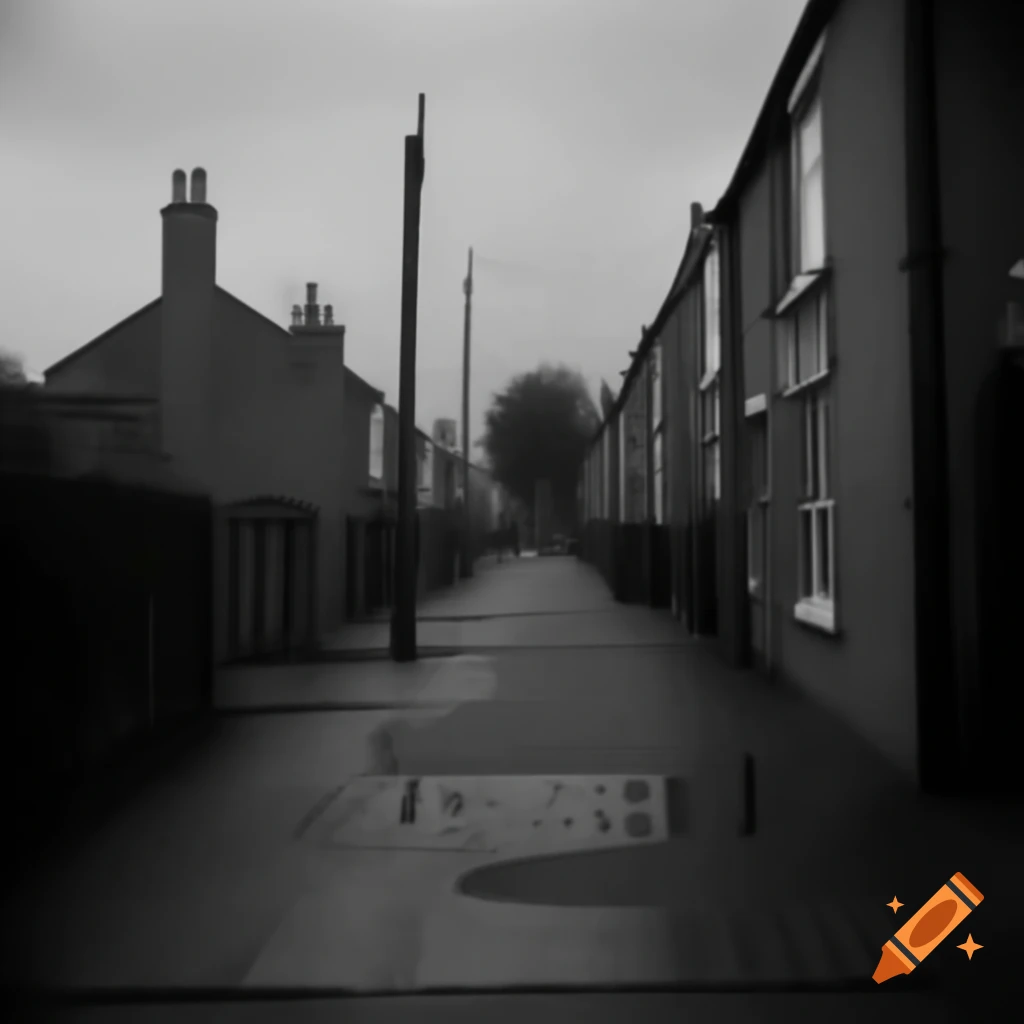 Sidewalk in low-class suburbs inspired by 'The Outsiders' novel