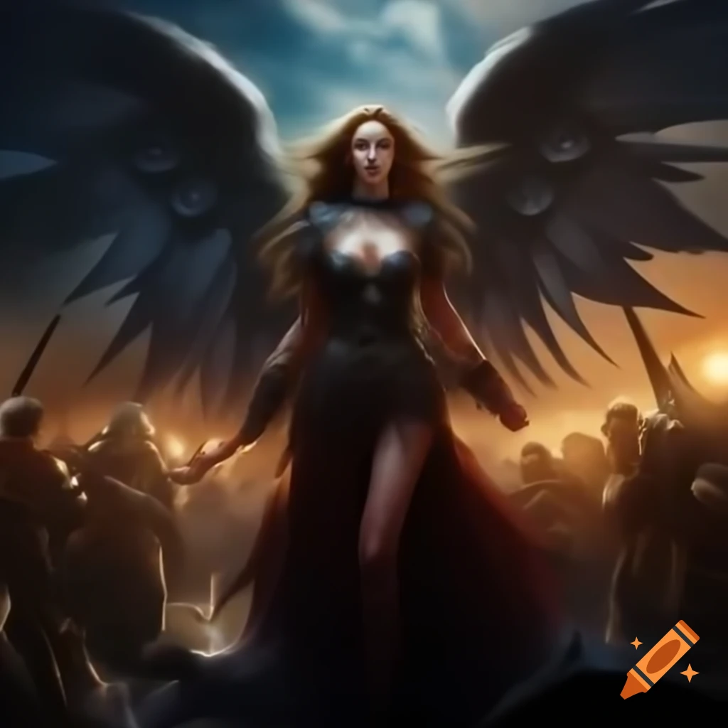 Goddess Angel Vampire Zarkothian Alien Queen Adalline's forces in Cosmic Dream War