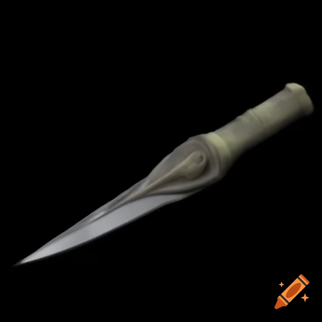 Ancient sci-fi artifact in the shape of a knife