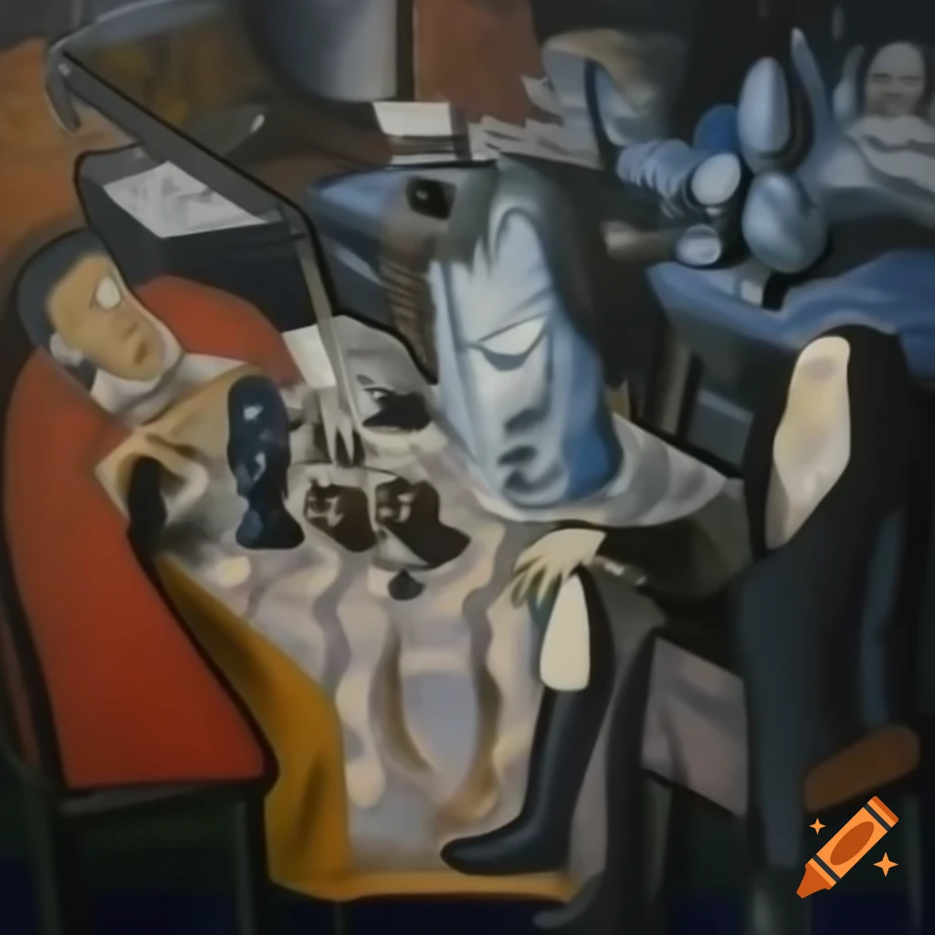 Luxury painting 'Guernica' by Robert Williams