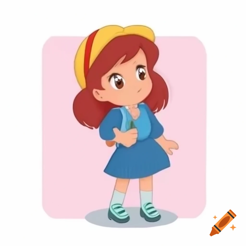Cheryl depicted in Spanish-French cartoon style