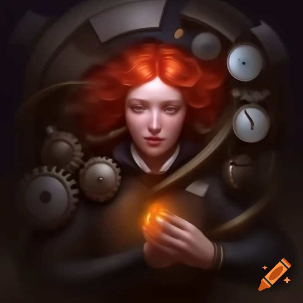 Elowen Wren, an innovative figure from the Great Steam Awakening era