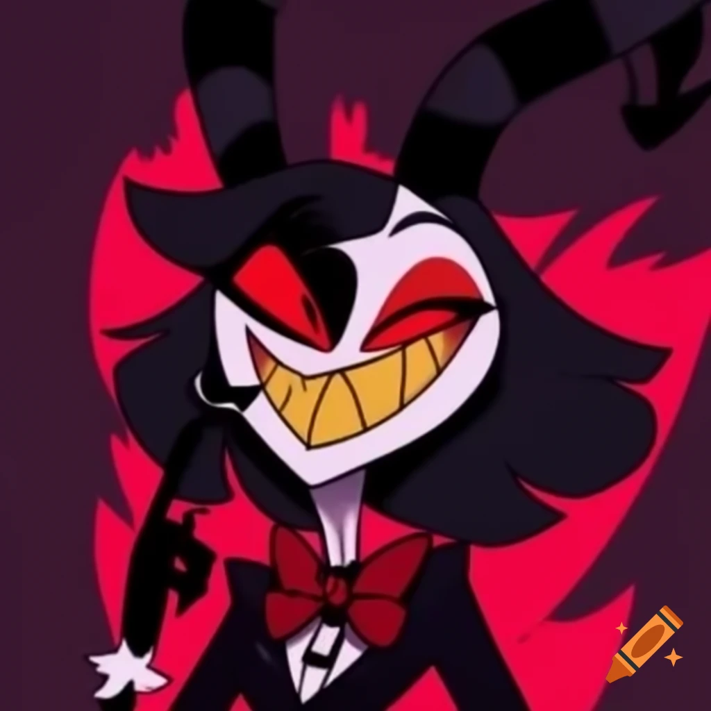 Loona the Hellhound character from Helluva Boss