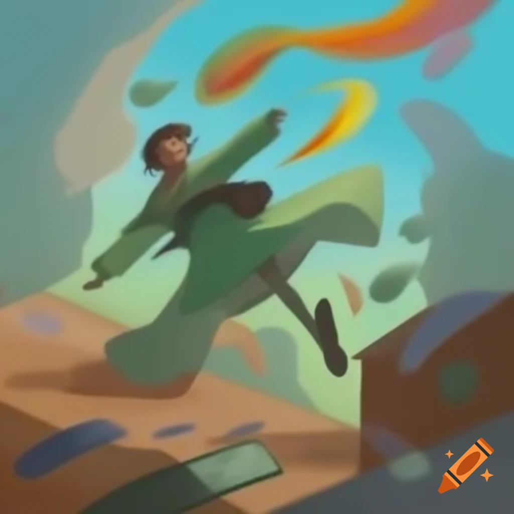 Abstract representation of time and motion in art