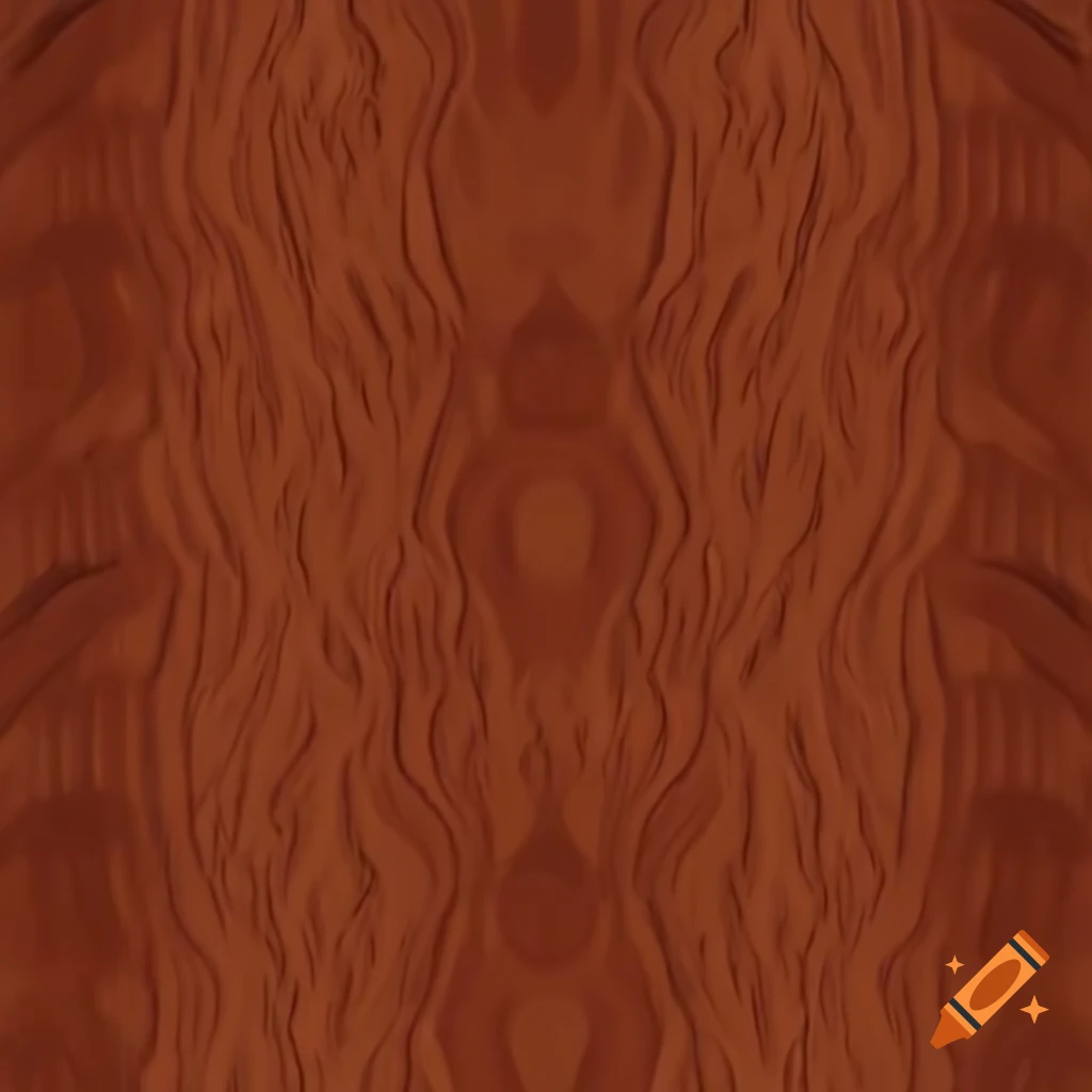 Realistic wood texture with wavy reddish patterns