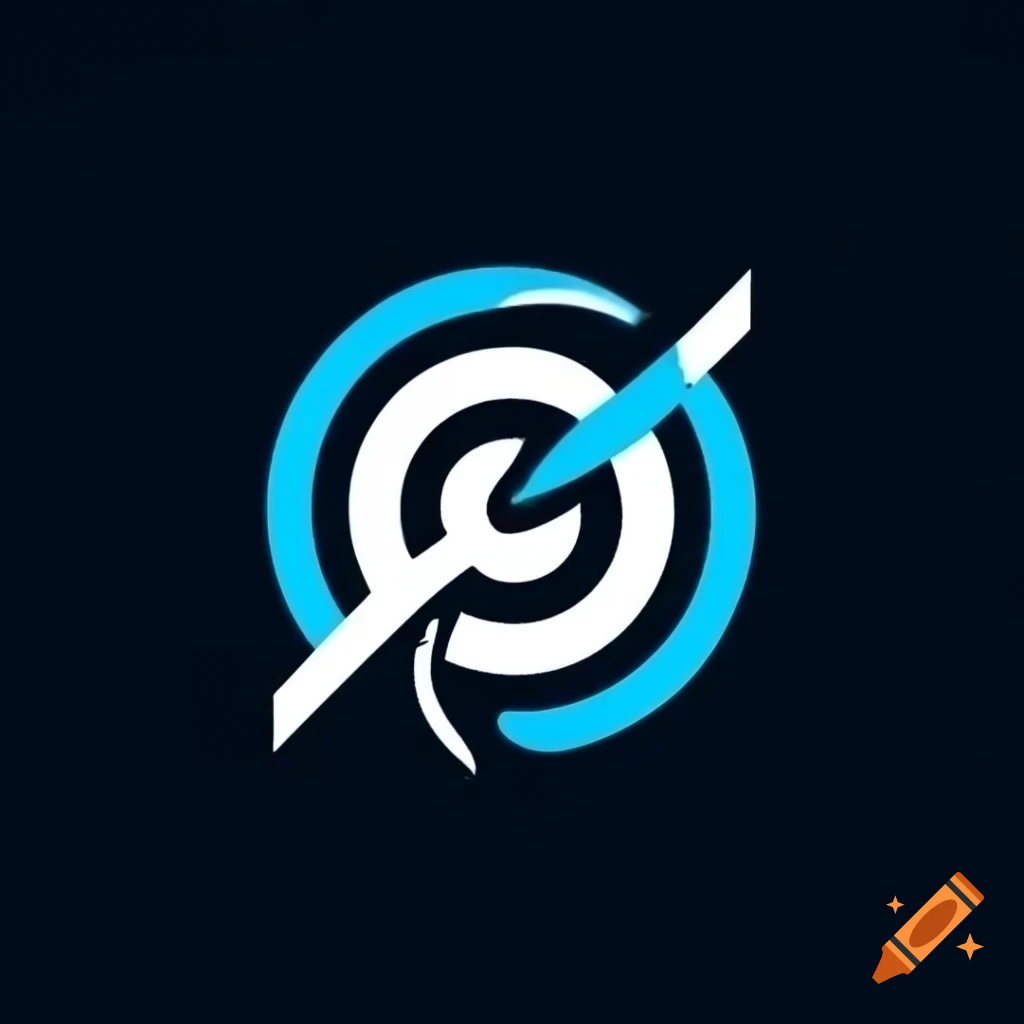 Modern circular logo design with spiral pattern