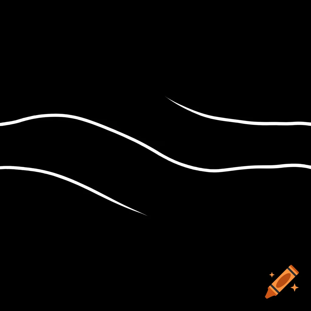 Abstract composition featuring black lines