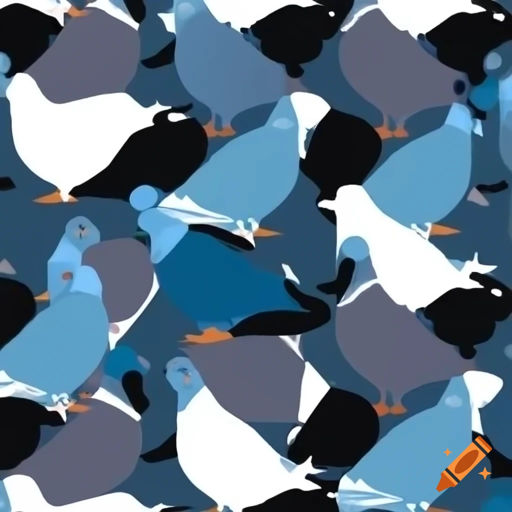 Small logo featuring a pigeon design