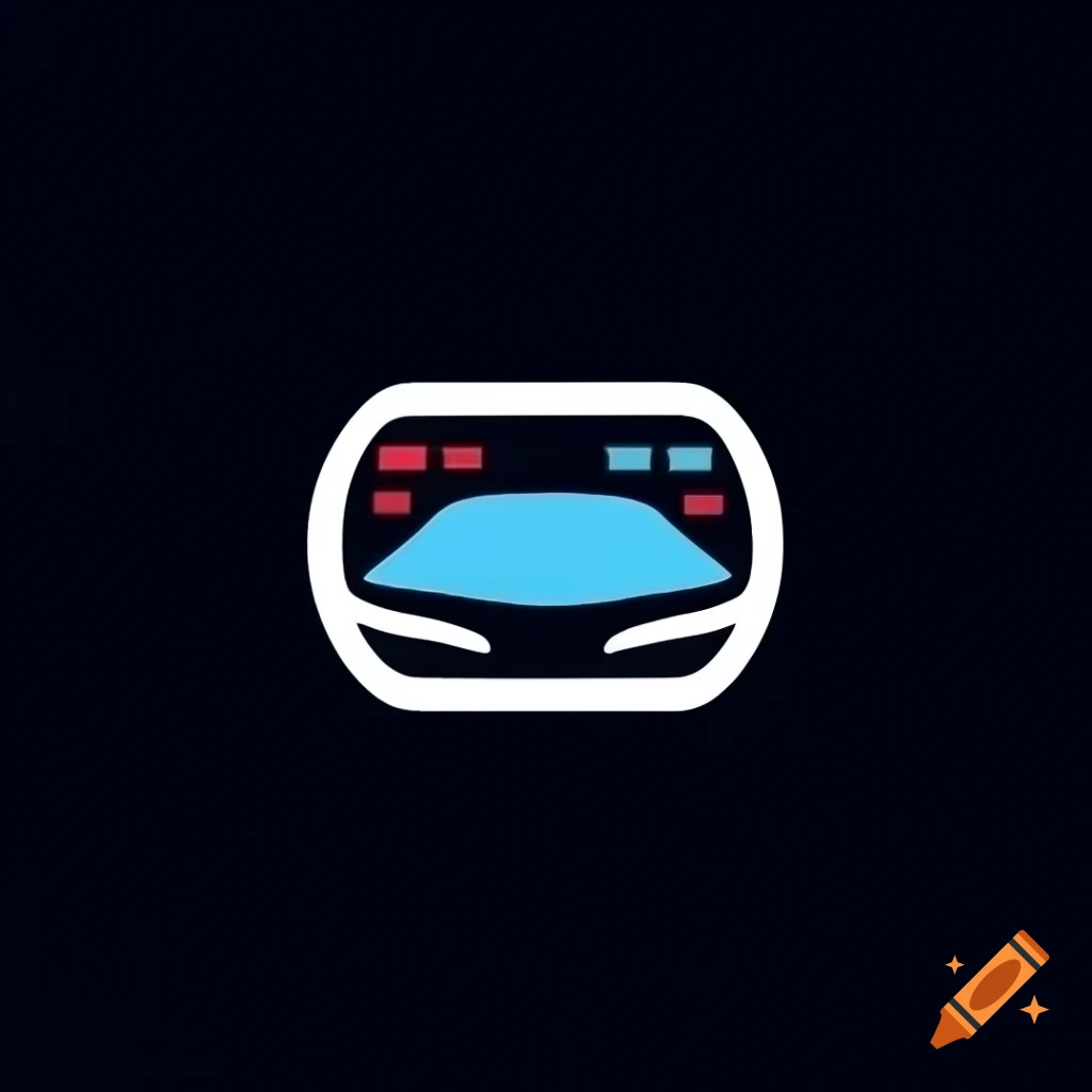Minimalist logo for Dashcar startup specializing in connected dashboards for racing cars