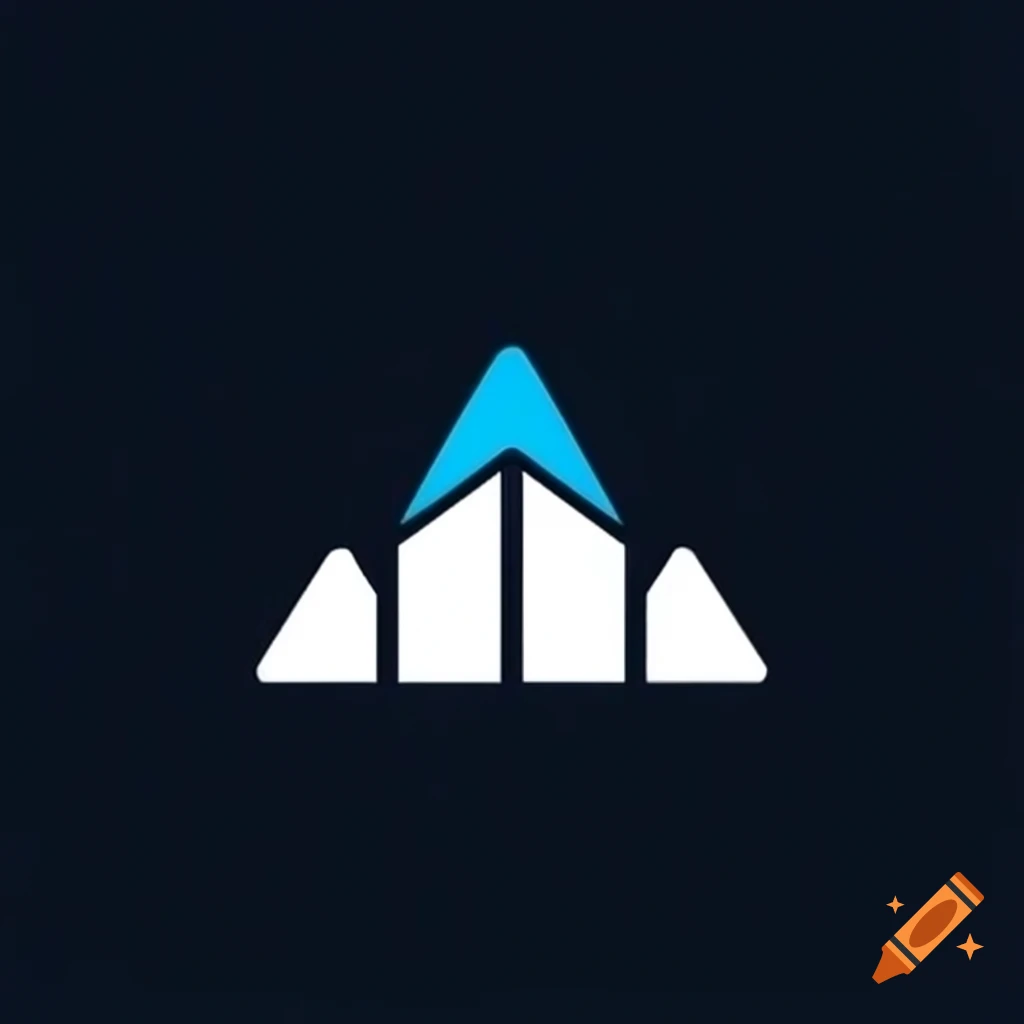 Logo design for online service exchange platform featuring an avalanche and the word 'moqayadda'