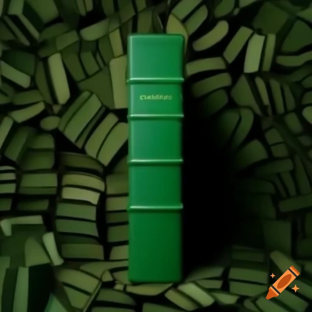 Big green book titled The Descend