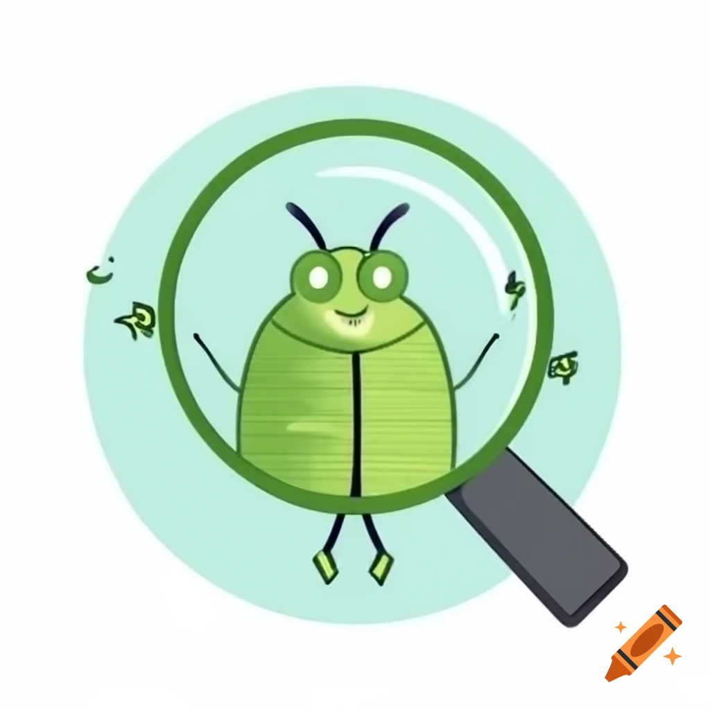 software-tester-using-magnifying-glass-to-find-bugs-on-craiyon