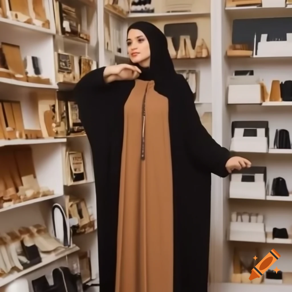 Stylish shop makeover featuring abayas, bags, and jewelry