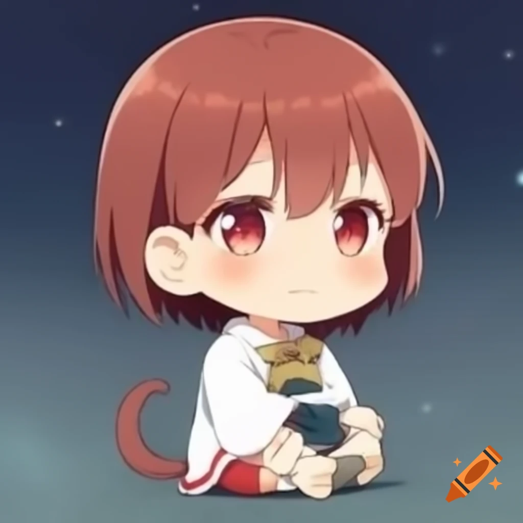 Chibi anime character illustration