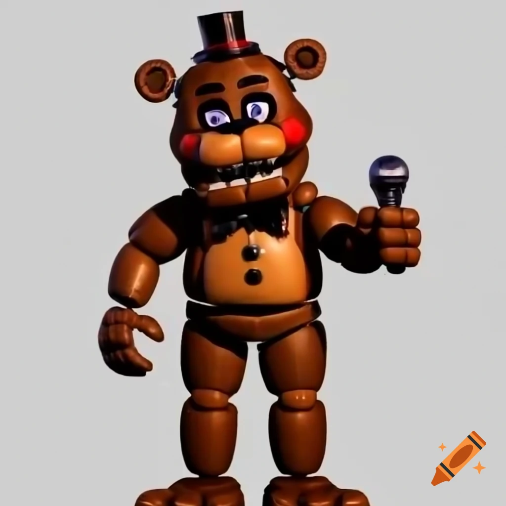 Freddy fazbear from five nights at freddy s video game on craiyon