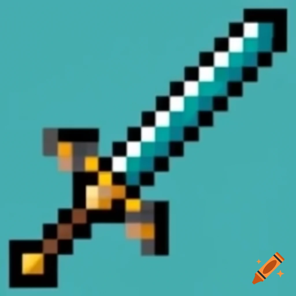 Pixel art sword inspired by Terraria