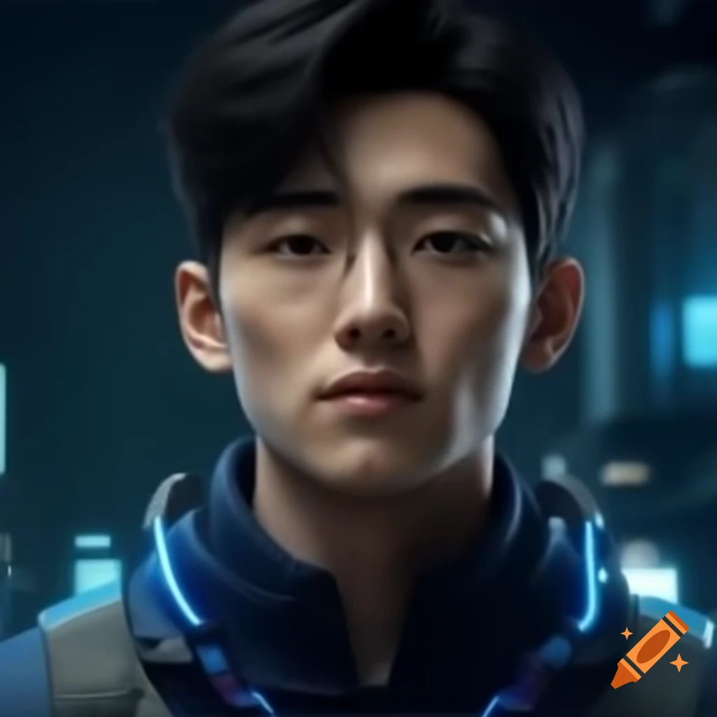 close-up-selfie-portrait-of-a-young-asian-man-on-craiyon