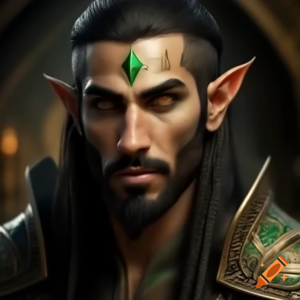 angry-male-elf-mage-with-arabic-features-on-craiyon