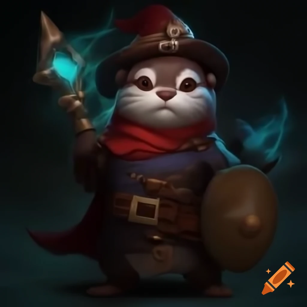 Magical otter character