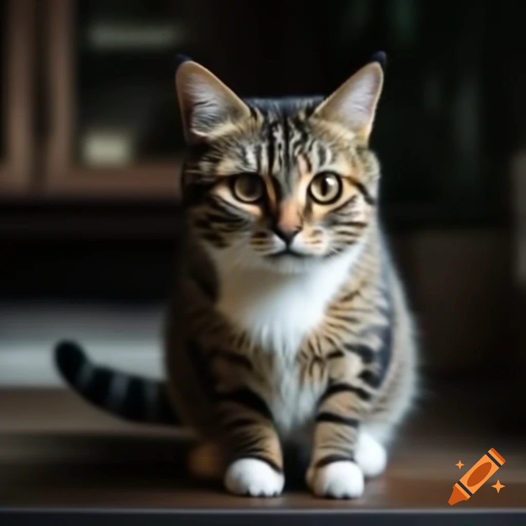 Cat resting peacefully