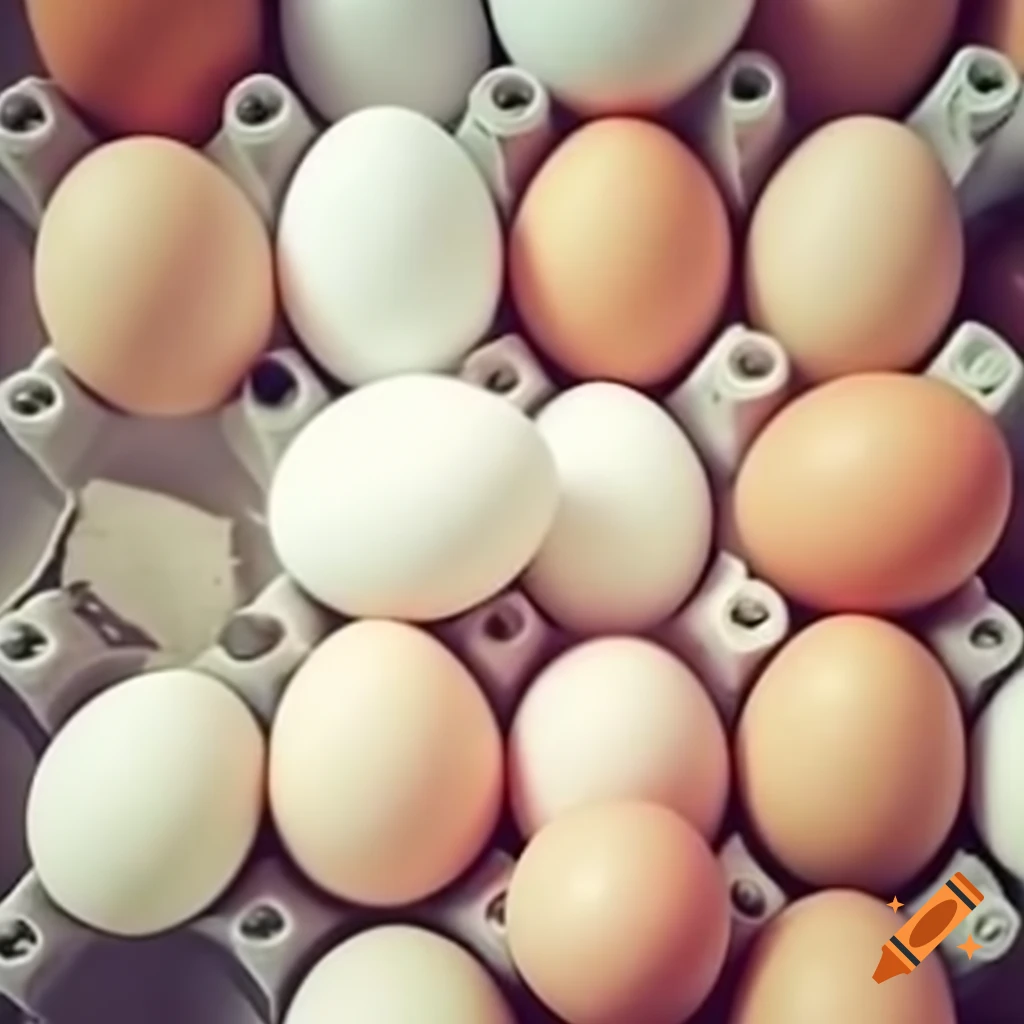 Collection of eggs with one larger and more beautiful egg prominently displayed