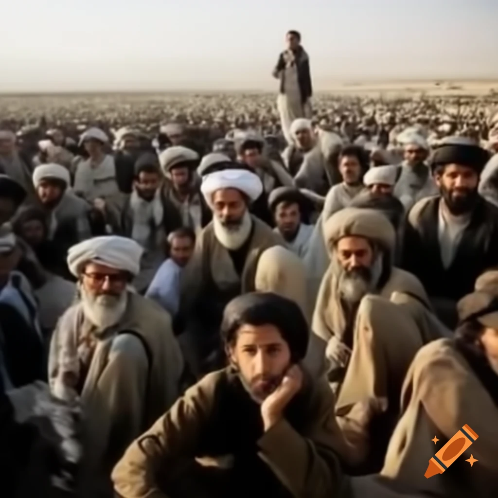 Large gathering of thirty thousand Pashtun tribespeople