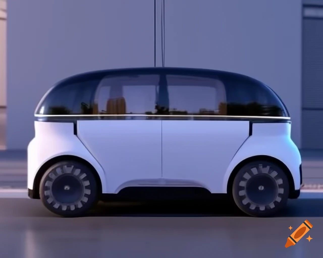 Autonomous vehicle designed for transporting goods
