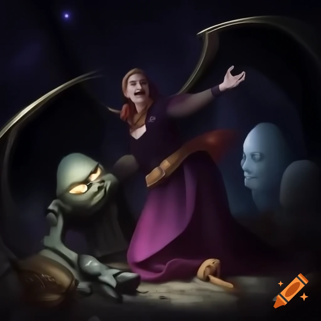 A scene from the Cosmic Dream War featuring alien entities and a fierce battle