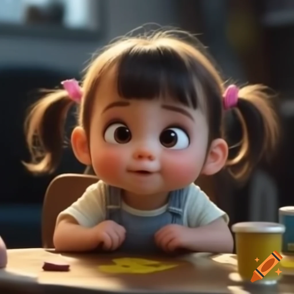 Comic featuring a cute baby girl character
