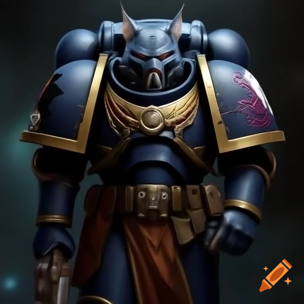Warhammer space marine lynx figurine