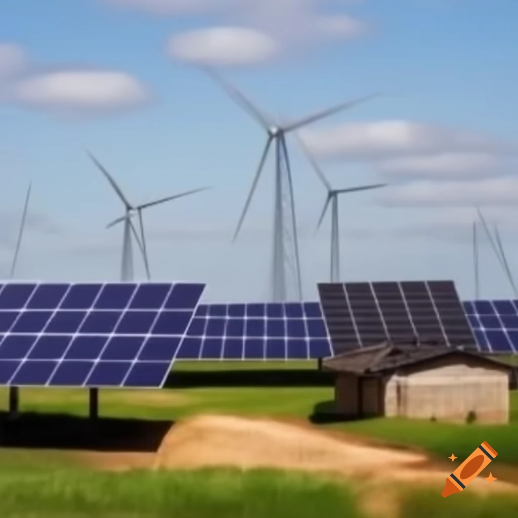 Rural neighborhood emphasizing the need for solar energy