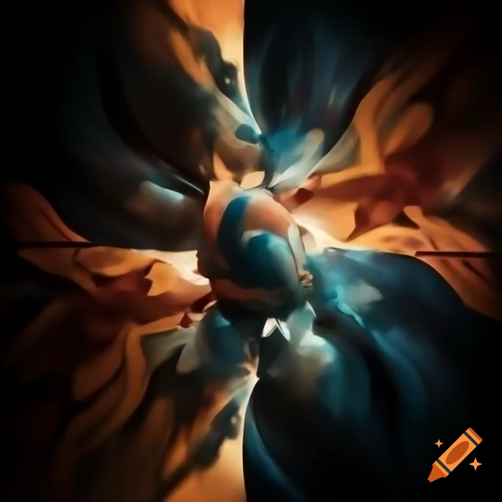 Abstract representation of symphony movements reflecting human moods