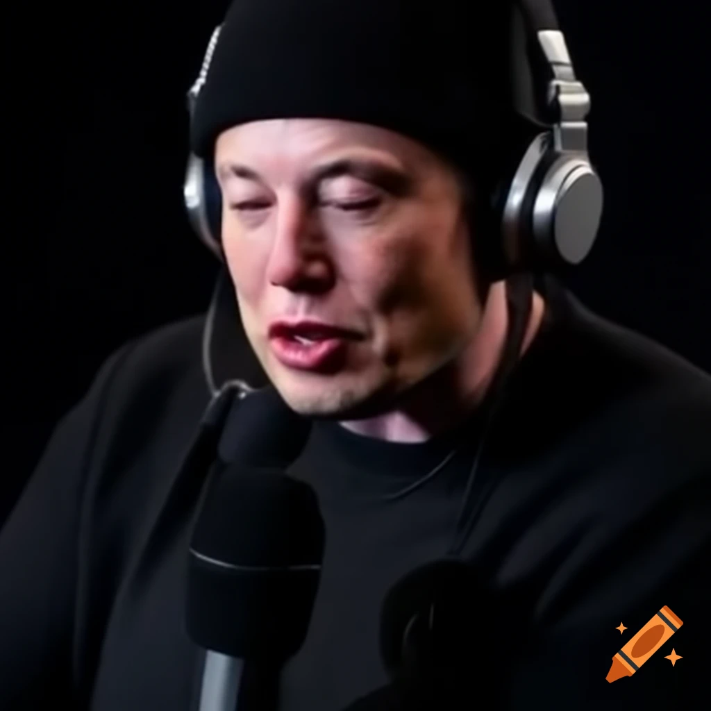 Conspiracy Theorist Influencer With Headphones And Microphone Live conspiracy-theorist-influencer-with-headphones-and-microphone-live