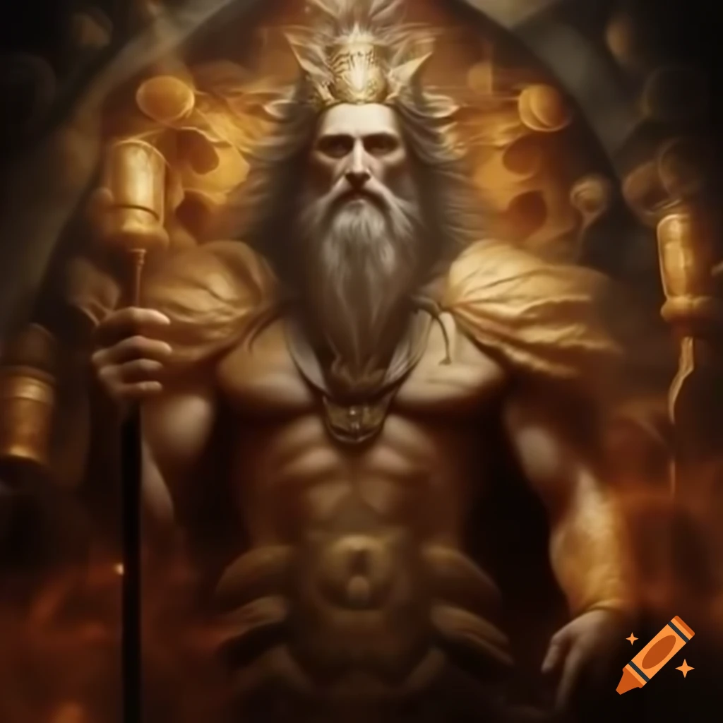 Tonatiuh, Mexica god, depicted with radiant luminosity