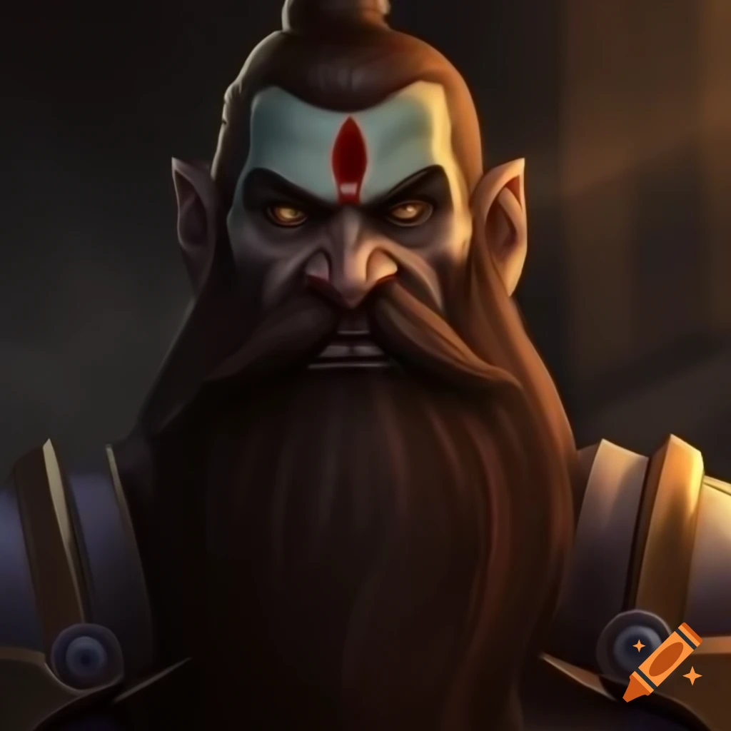 Character head representing Tilak from Dwarpara Yuga