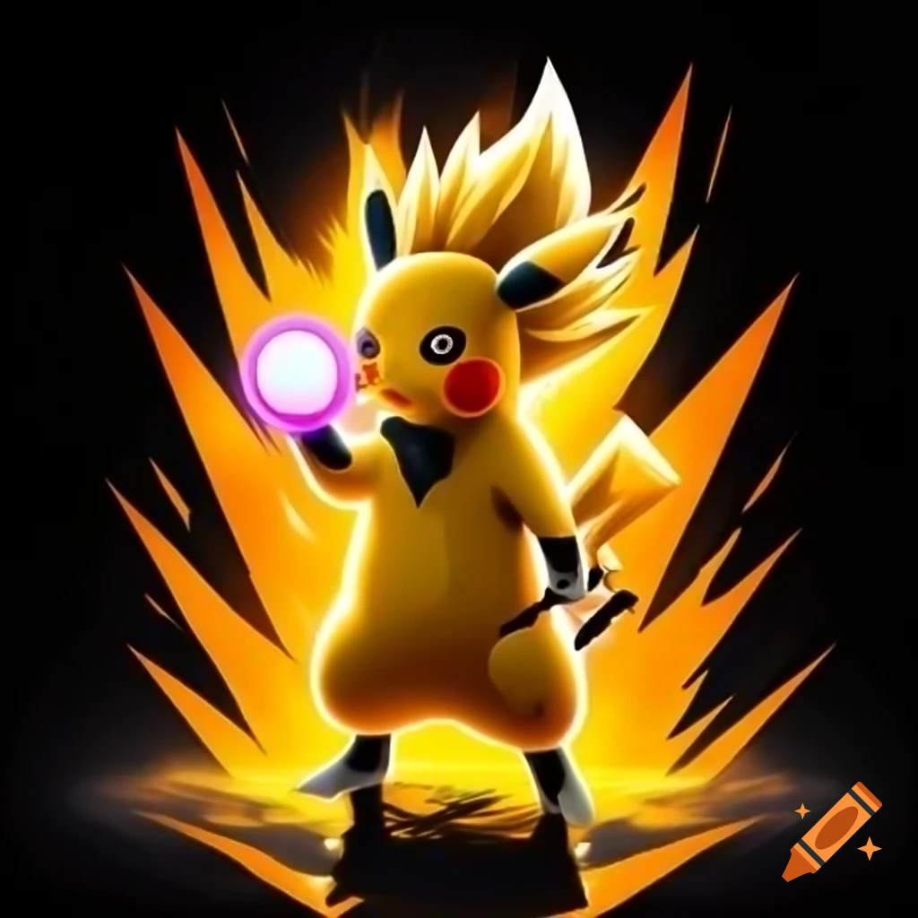 Gengar character in front of a computer on craiyon