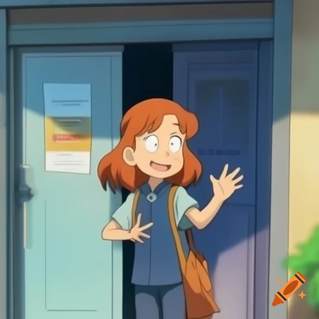 Anime Character Waving From Front Door Step On Craiyon anime-character-waving-from-front-door-step-on-craiyon