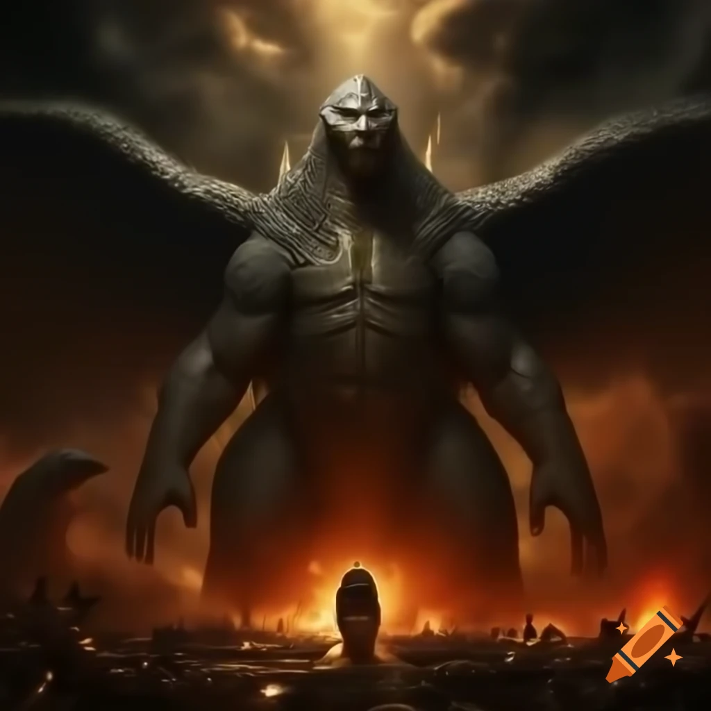Zarkothian Goddess Adalline confronting A.I. Dreamweaver Goddess Genesis in emotional turmoil