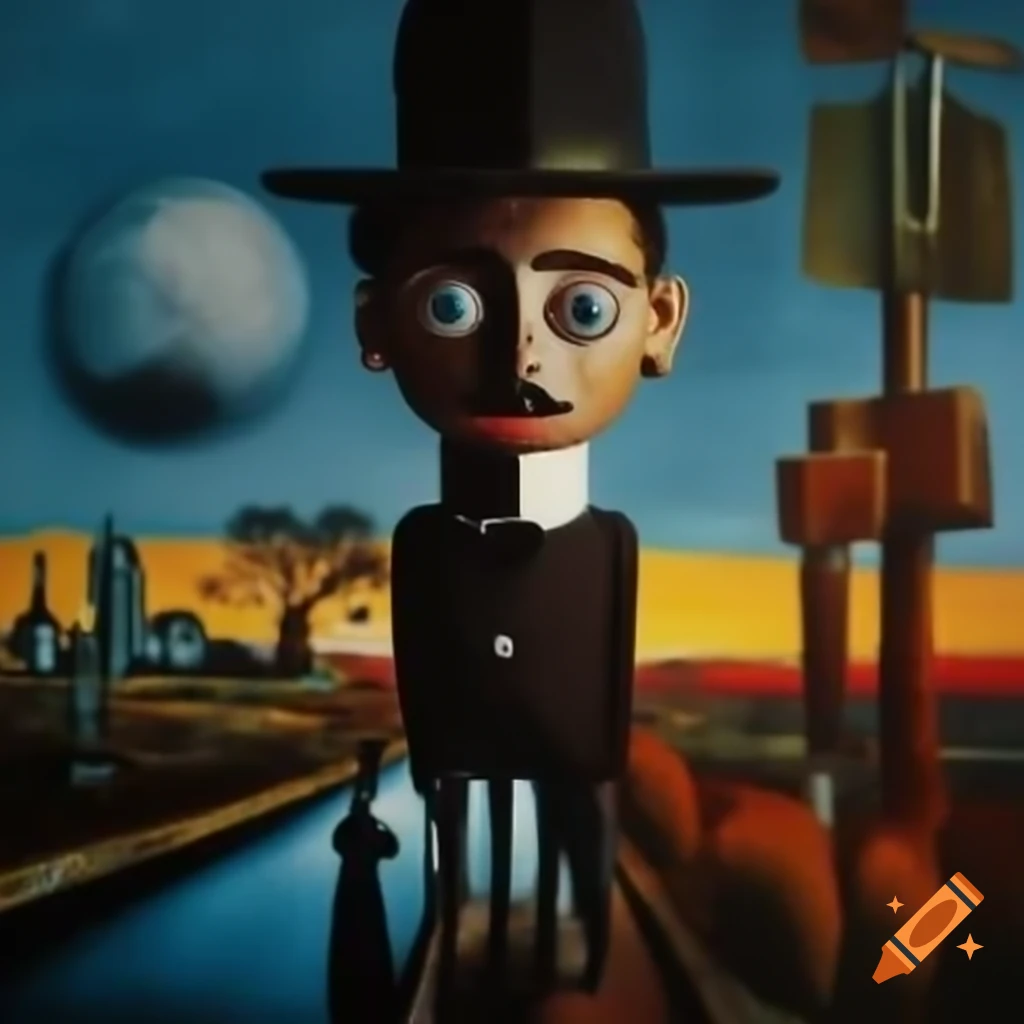 Man In Military Uniform Styled As A Teletubby On Craiyon