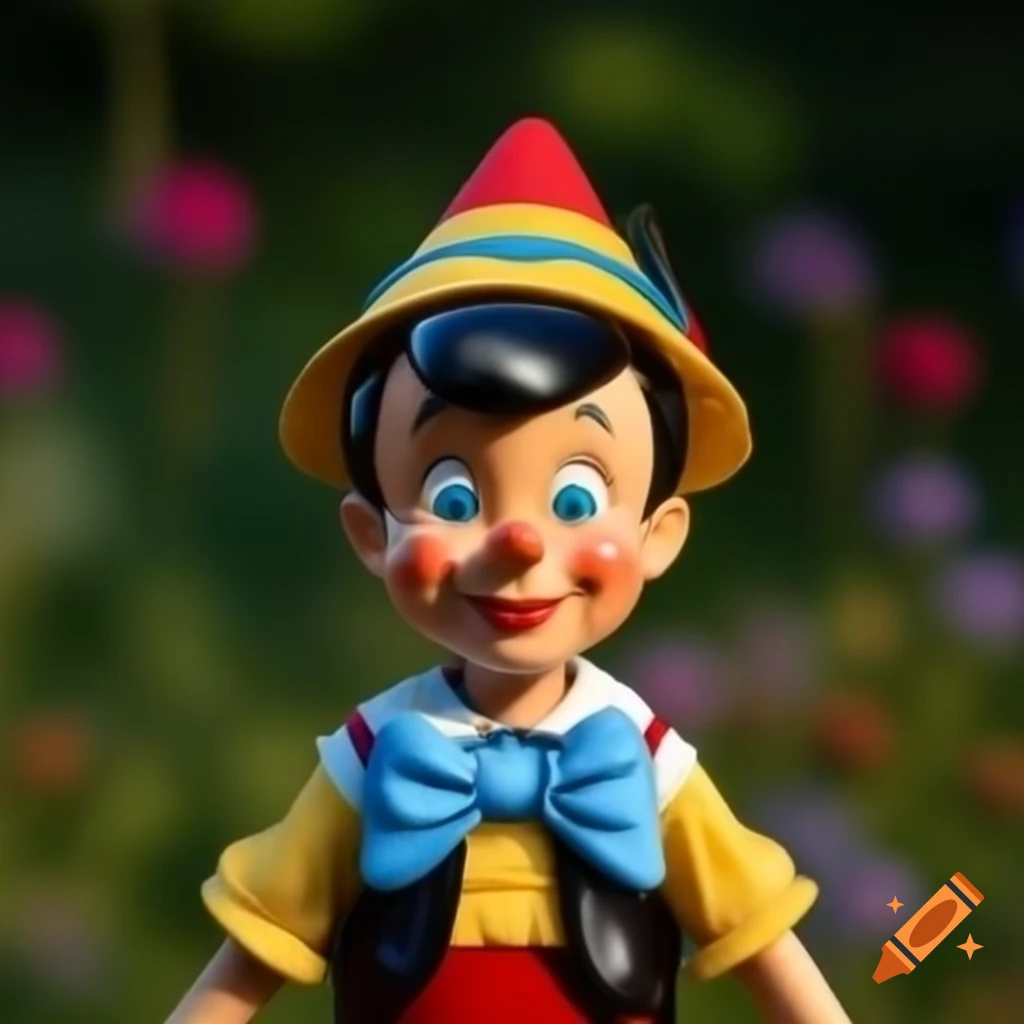 Pinocchio-inspired hat design
