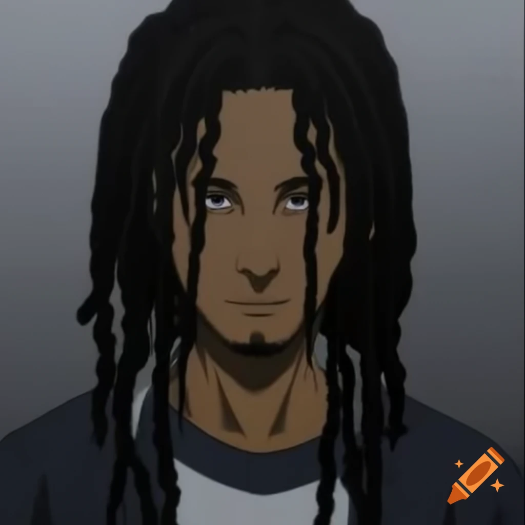 Black man with dreadlocks standing confidently